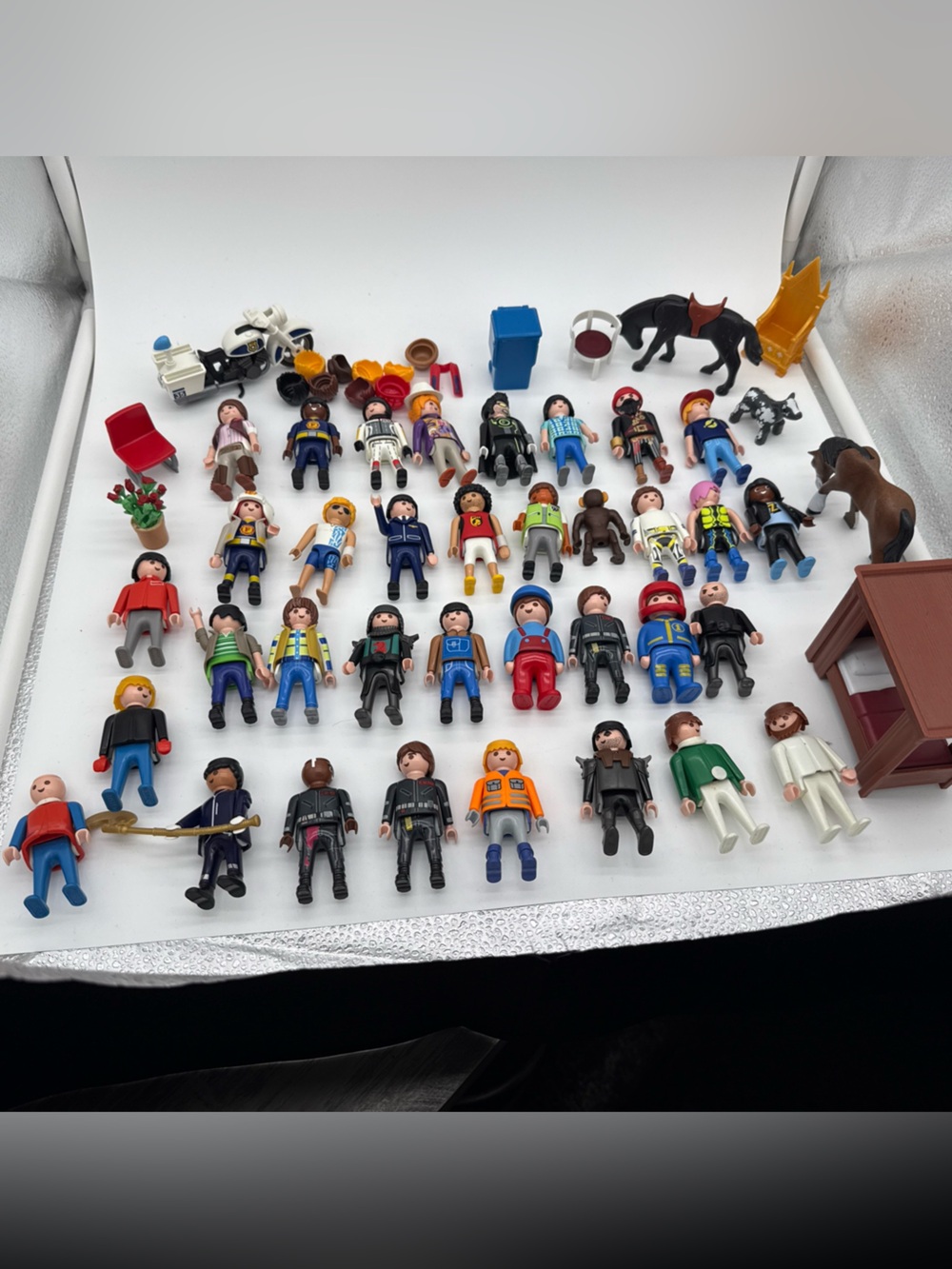 Vintage Playmobil Lot - Mixed Figures, Animals & Accessories - Geobra 1974+